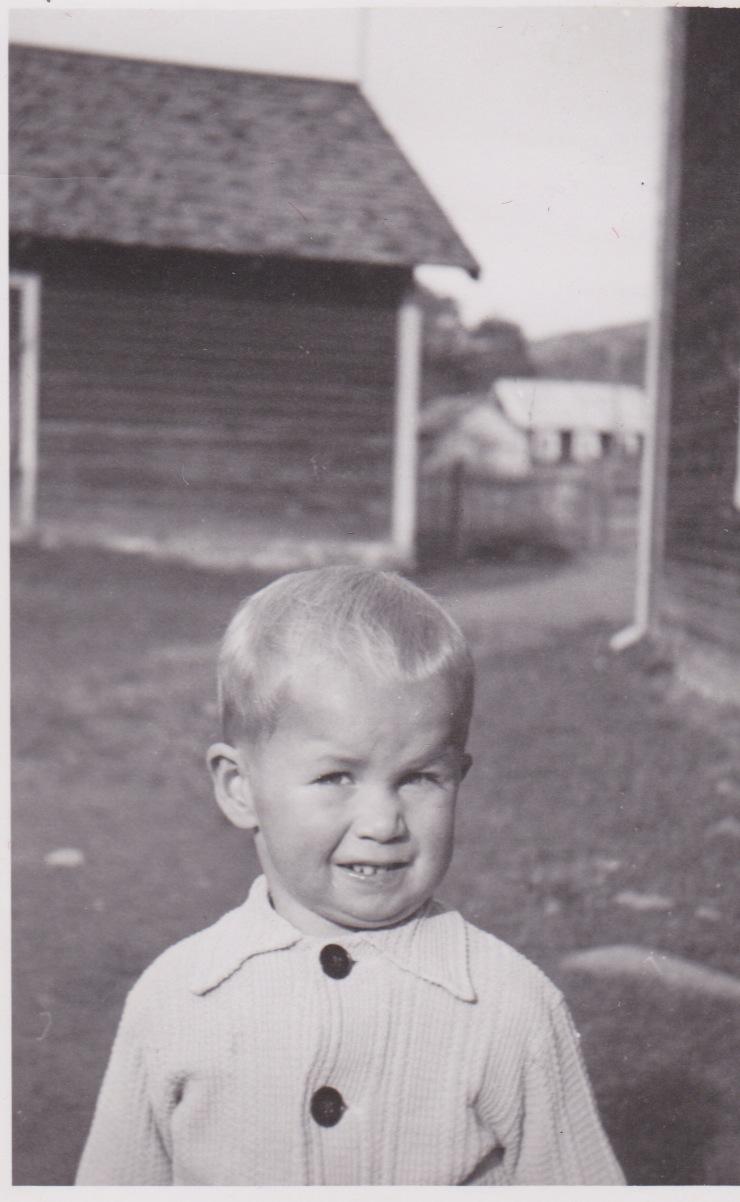 Asgeir Brekke som liten gutt.